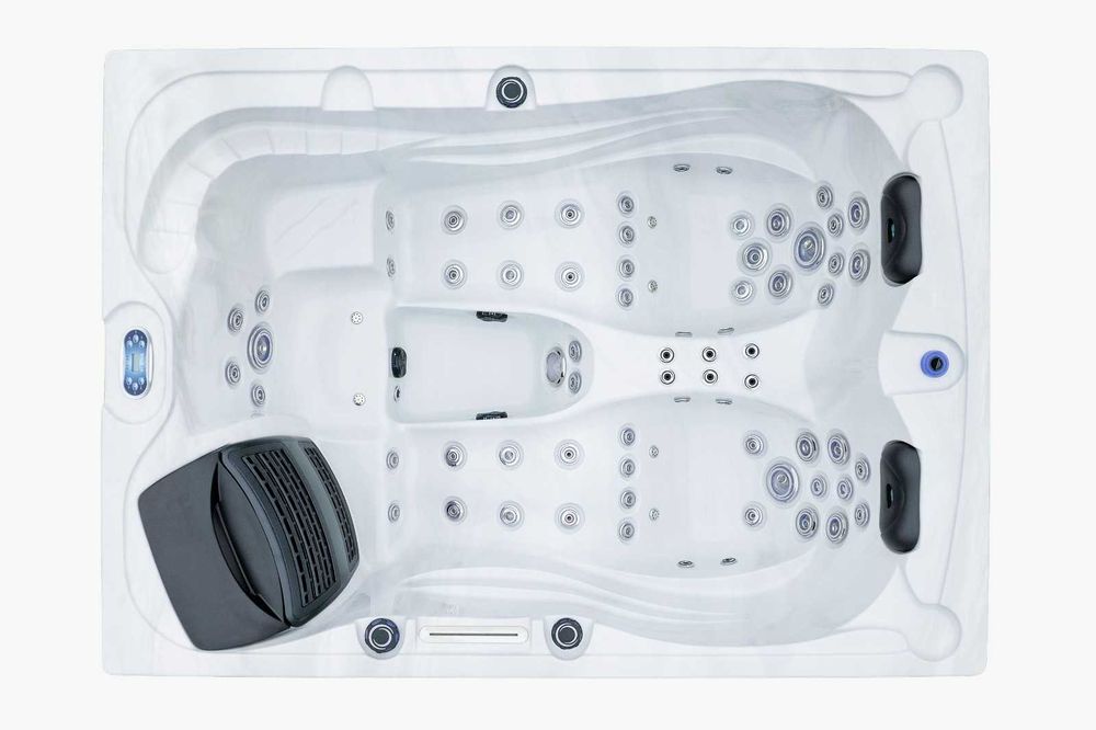 Jacuzzi 3-osobowe z 2 Leżankami, bluetooth, 2 silniki po 3 Hp - transp