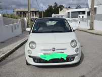 Fiat 500 branco,