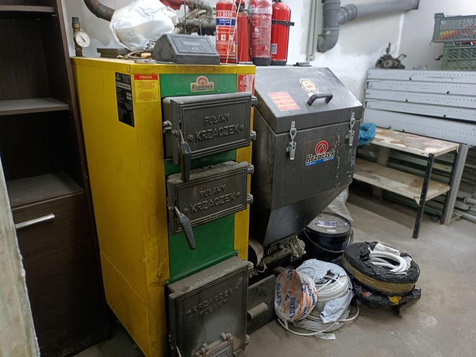 Części do kotła Krzaczek SKP-17 17 kW – podajnik, sterownik, wentylato