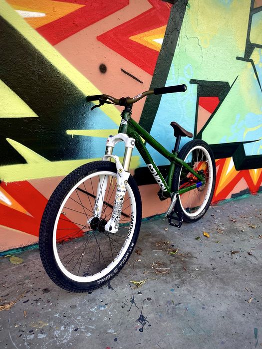 Rower MTB Dirt Ns decade v1 green zoombie octan one,shimano,rock shox