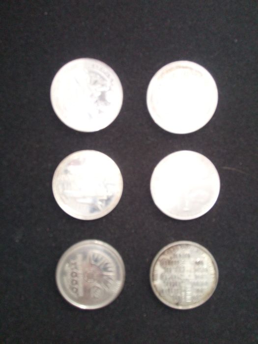 Set de moedas de 1000 escudos