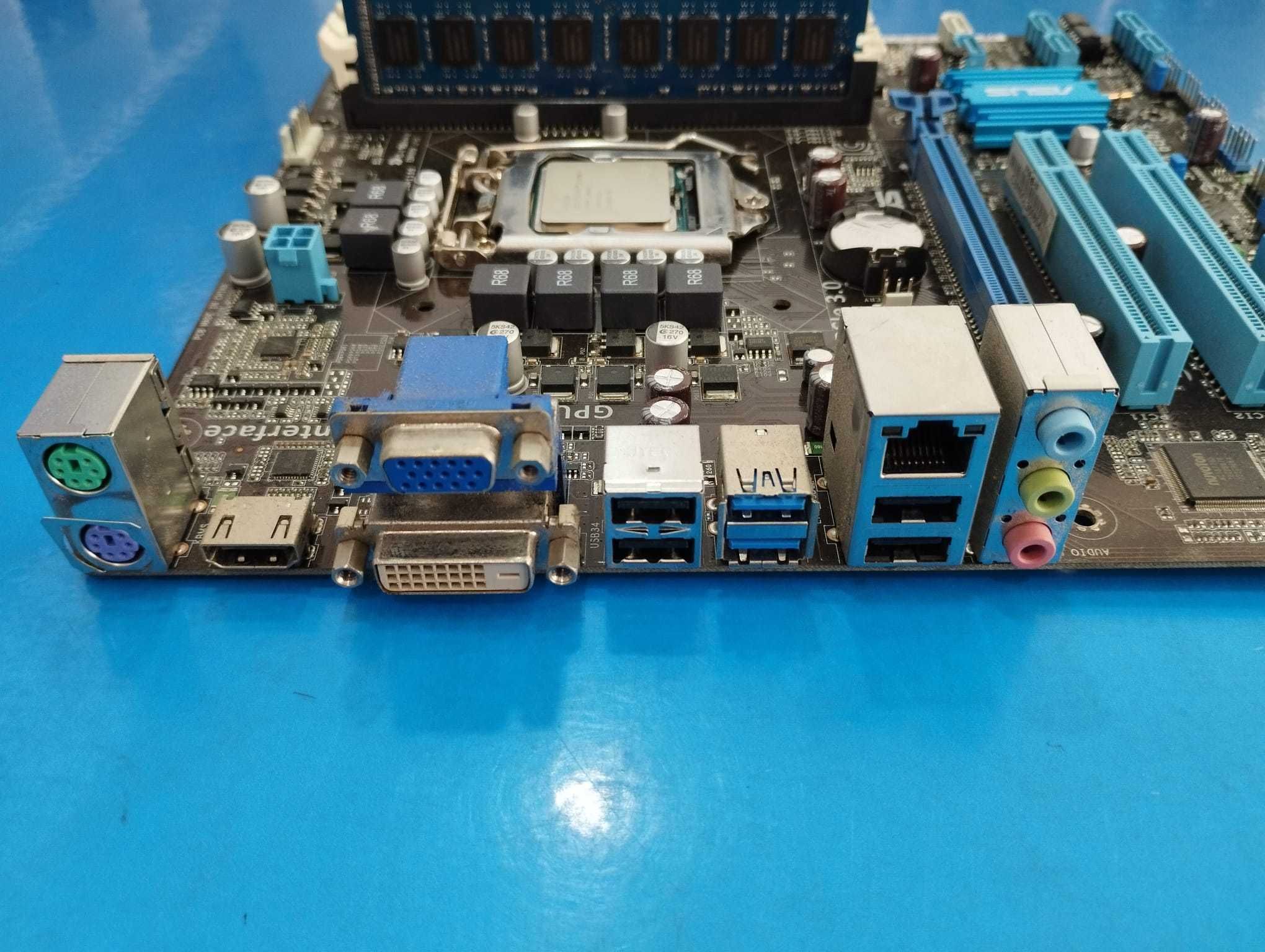 Motherboard Asus P8B75-M c/I5-3570K e 8GB de Memória Ram