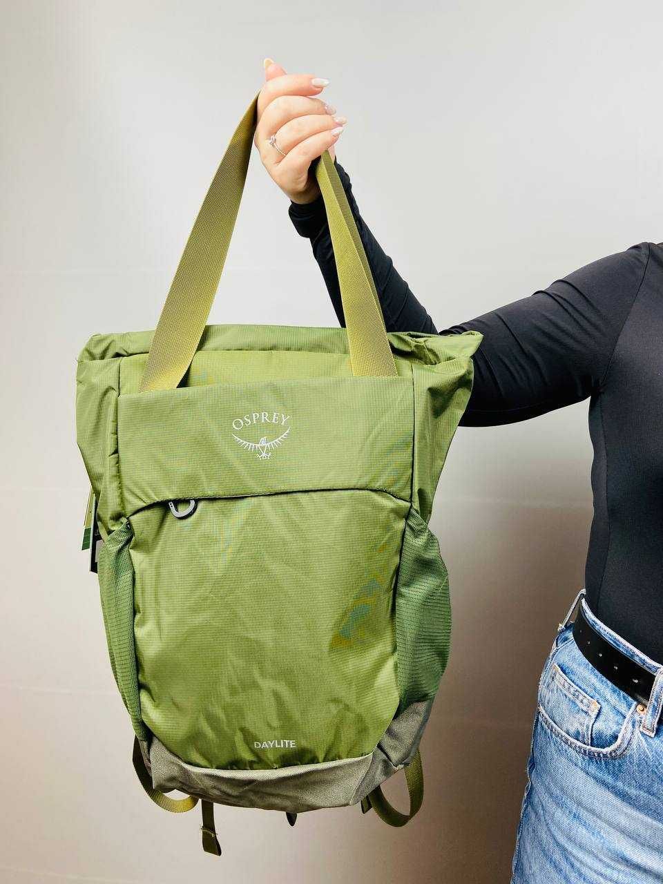Рюкзак Osprey Daylite Tote Pack 20л, кольори: олива, чорний