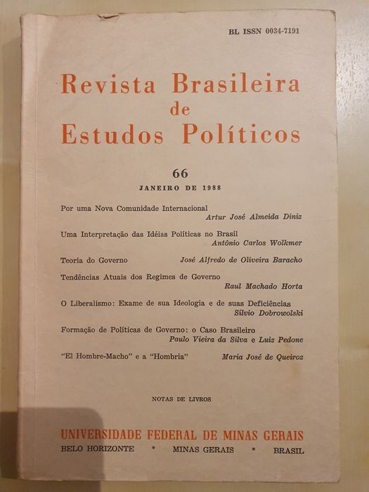 Revista Brasileira de Estudos Políticos n°66
