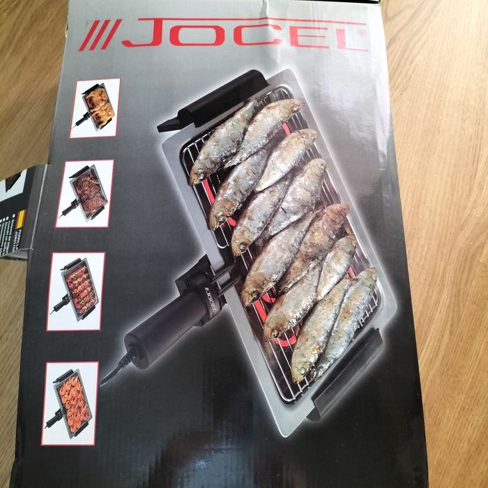 Grelhador Jocel 1600W Novo, sem uso algum, com caixa original