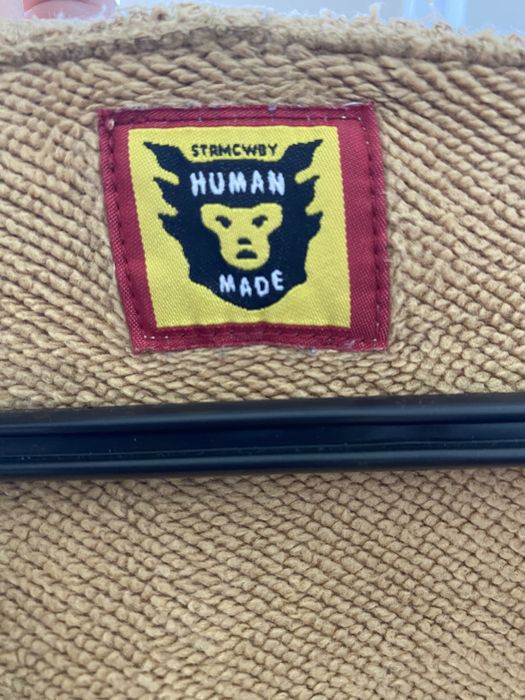 Зип худи Human Made beige