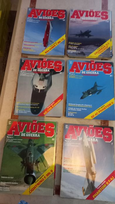 Vendo 80 fascículos de Aviões de Guerra