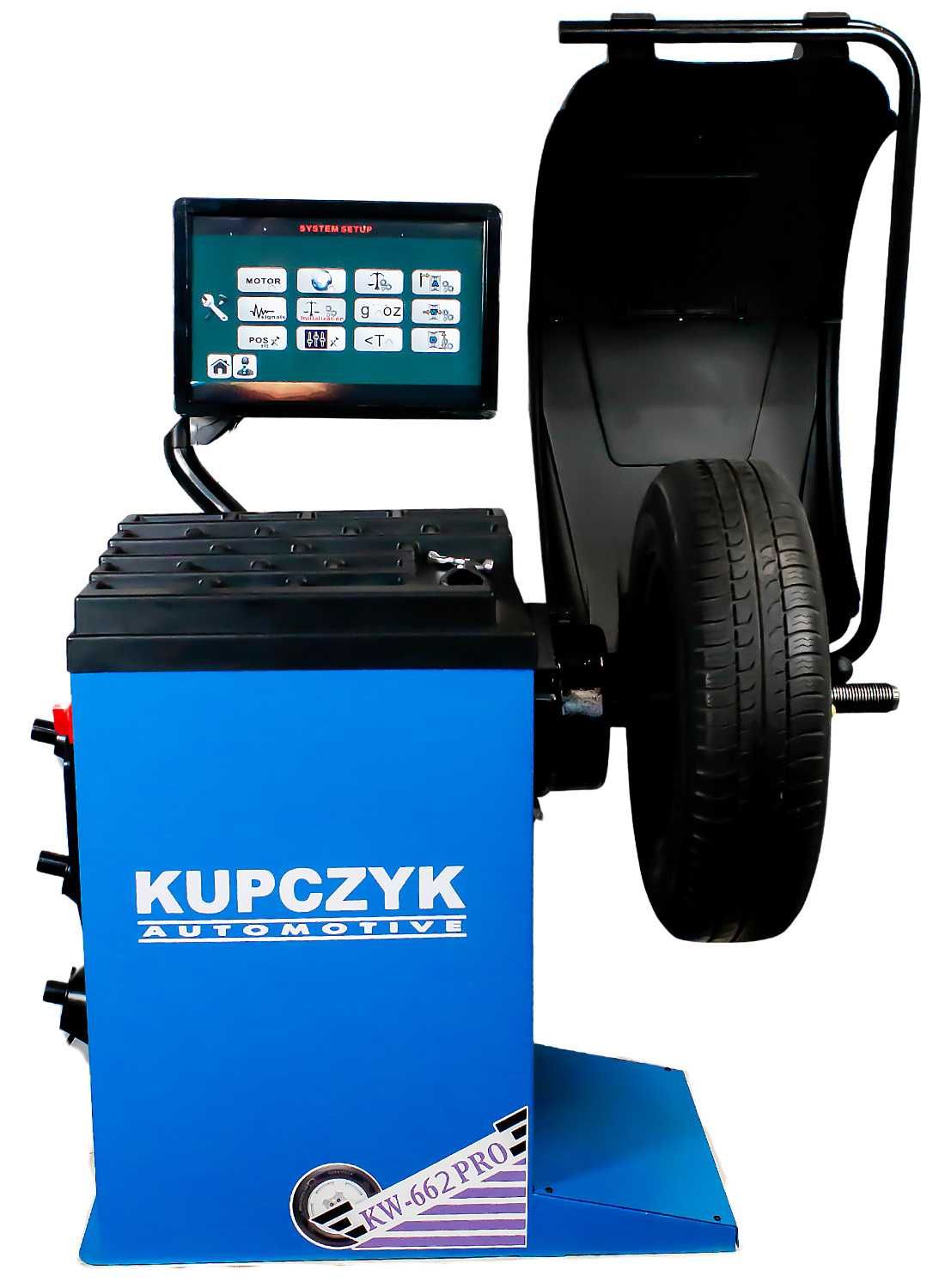 Wulkanizacja Montażownica KM-528 PRO Wyważarka KW-662 PRO Kupczyk