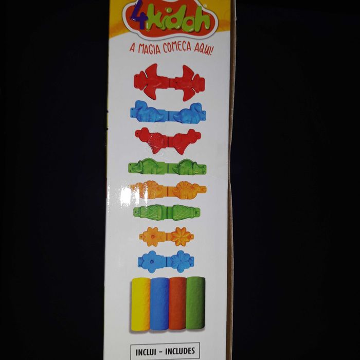 Dinossauros 3D - 8 Formas Plasticina