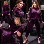 спортивный велюровый костюм shining pearl разные цвета 44-58р