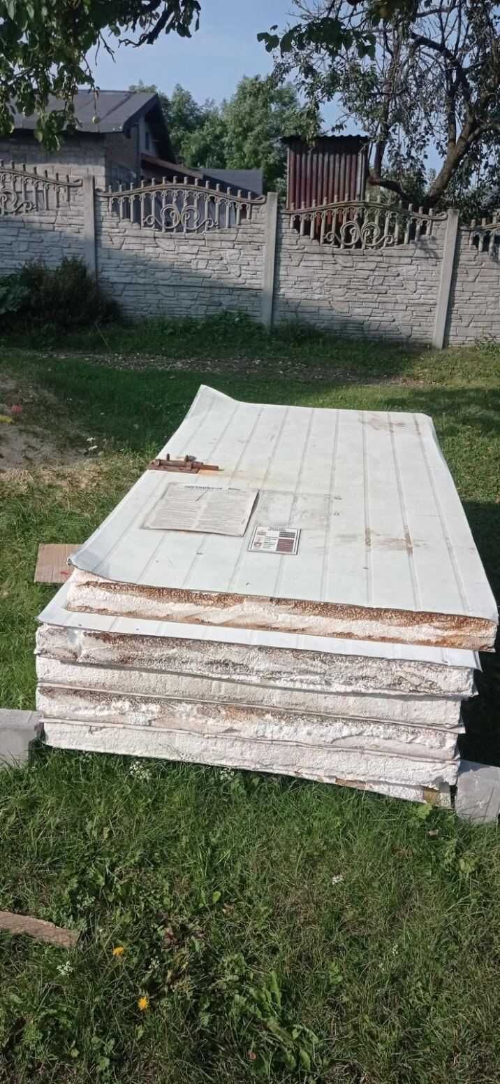 BRAMA GARAŻOWA 2,5 m x 5 m OCIEPLONA styropianem gr. 10 cm