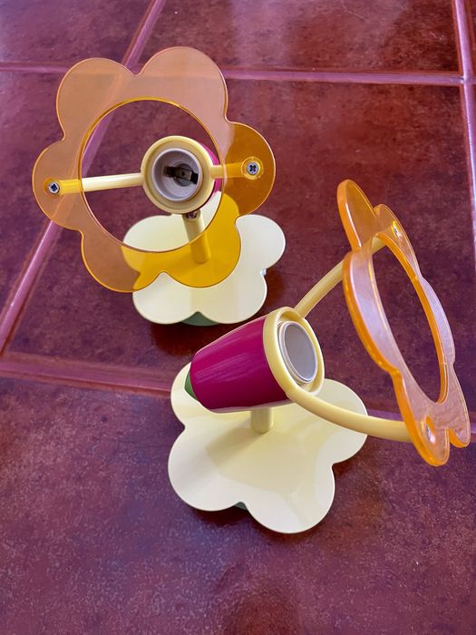 2 candeeiros de parede infantil