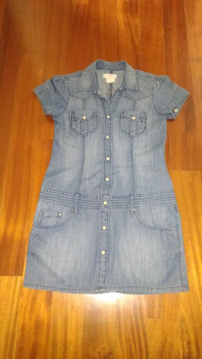 Vestido em ganga da marca & Now. Novo.