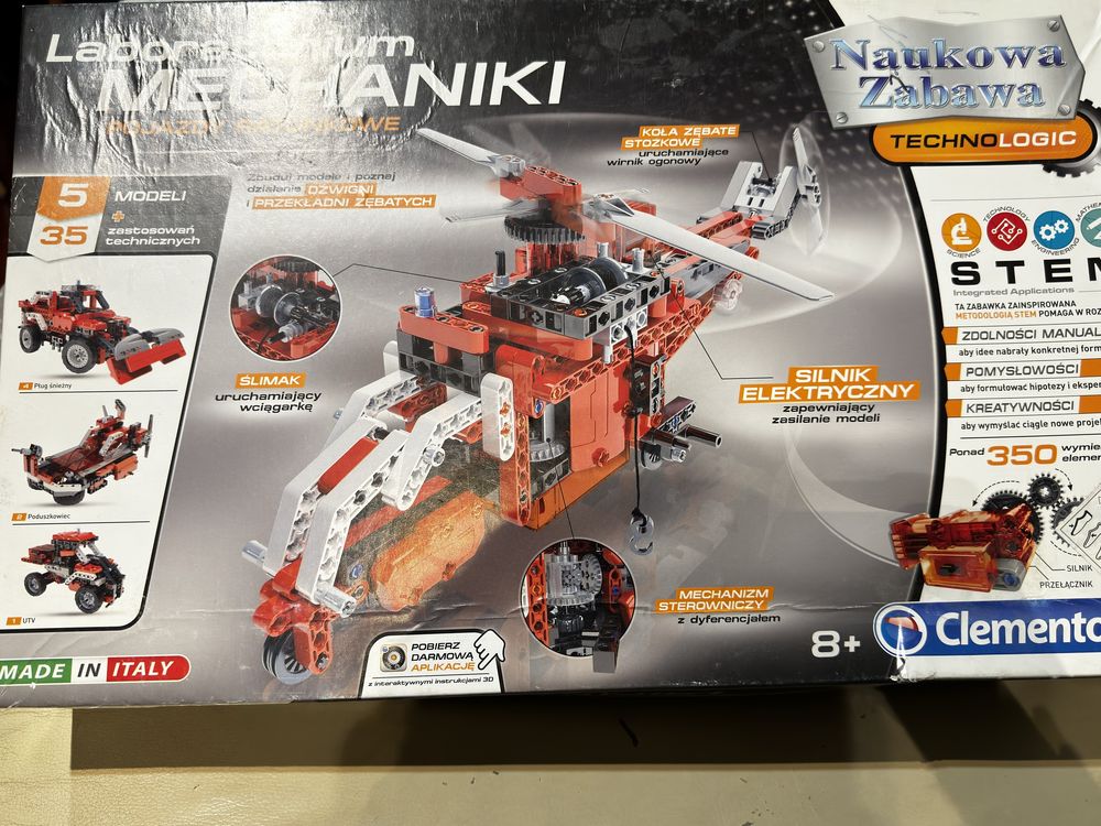 Klocki Clementoni Laboratorium mechaniki