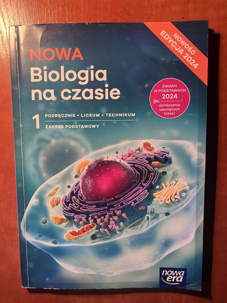 NOWA Biologia na czasie 1. Podrecznik dla liceum i technikum.