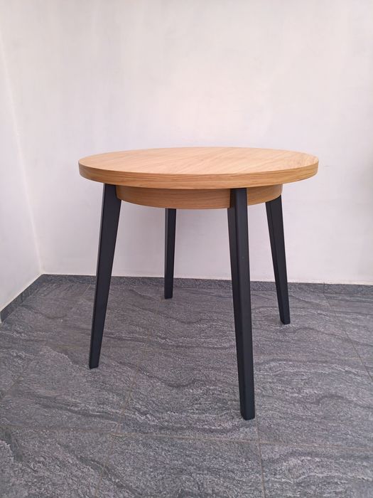 Stół okrągły 80 rozkładany do 130cm DĄB