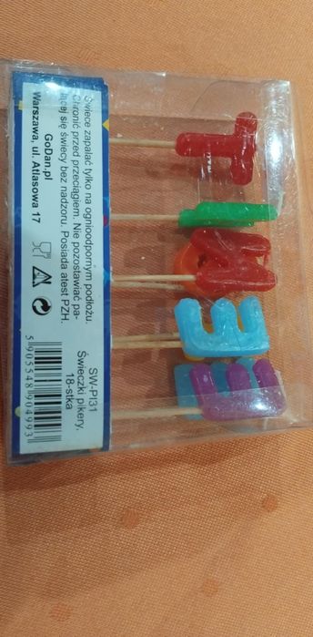 Świeczki urodzinowe i na różne okazje