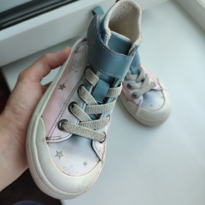 Черевики хайтопи на плюші  утеплені демісезон р.8(25),устілка 16.3 см