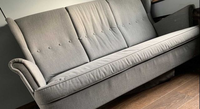 sofa STRANDMON + podnóżek strandmon