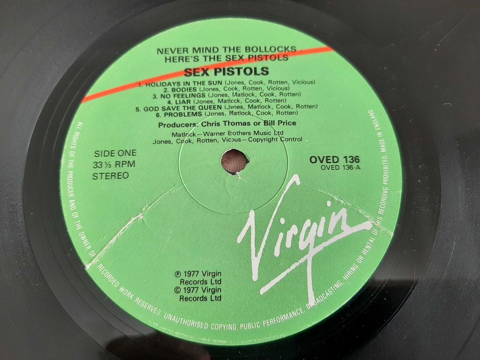 Sex Pistols - Never Mind The Bollocks - UK - Vinil LP
