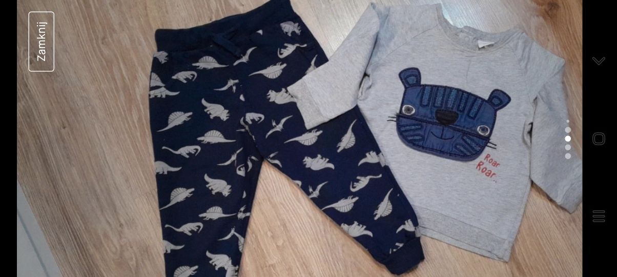 Spodnie + bluza dla chłopca