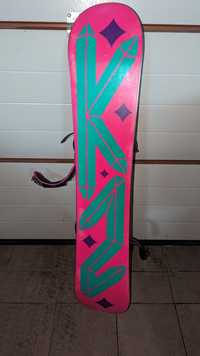 Deska snowboardowa K2 z wiazaniami