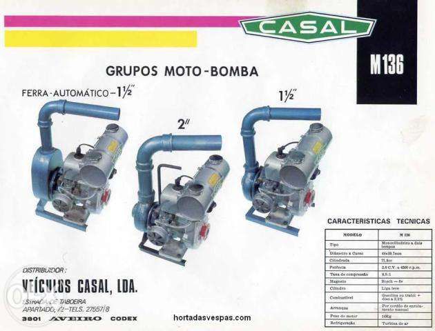 peças para motor de rega Casal