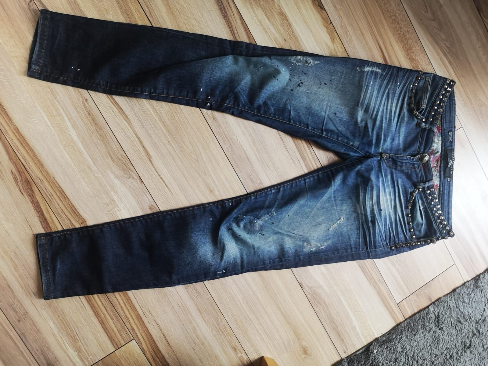 Philipp Plein spodnie jeansy 38 M
