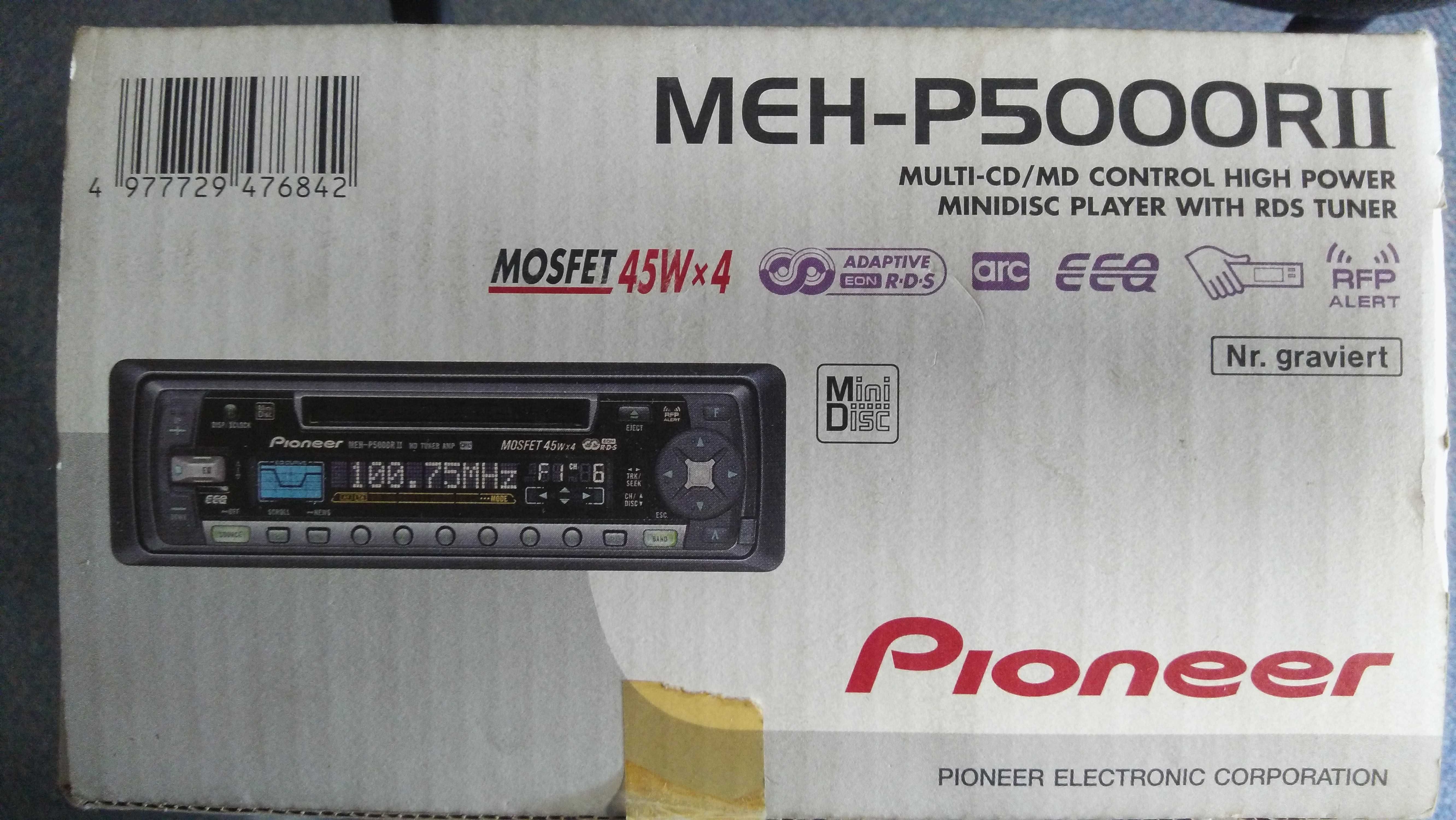MD ресивер Pioneer MEH-P5000R II Автомагнитола MEH P5000