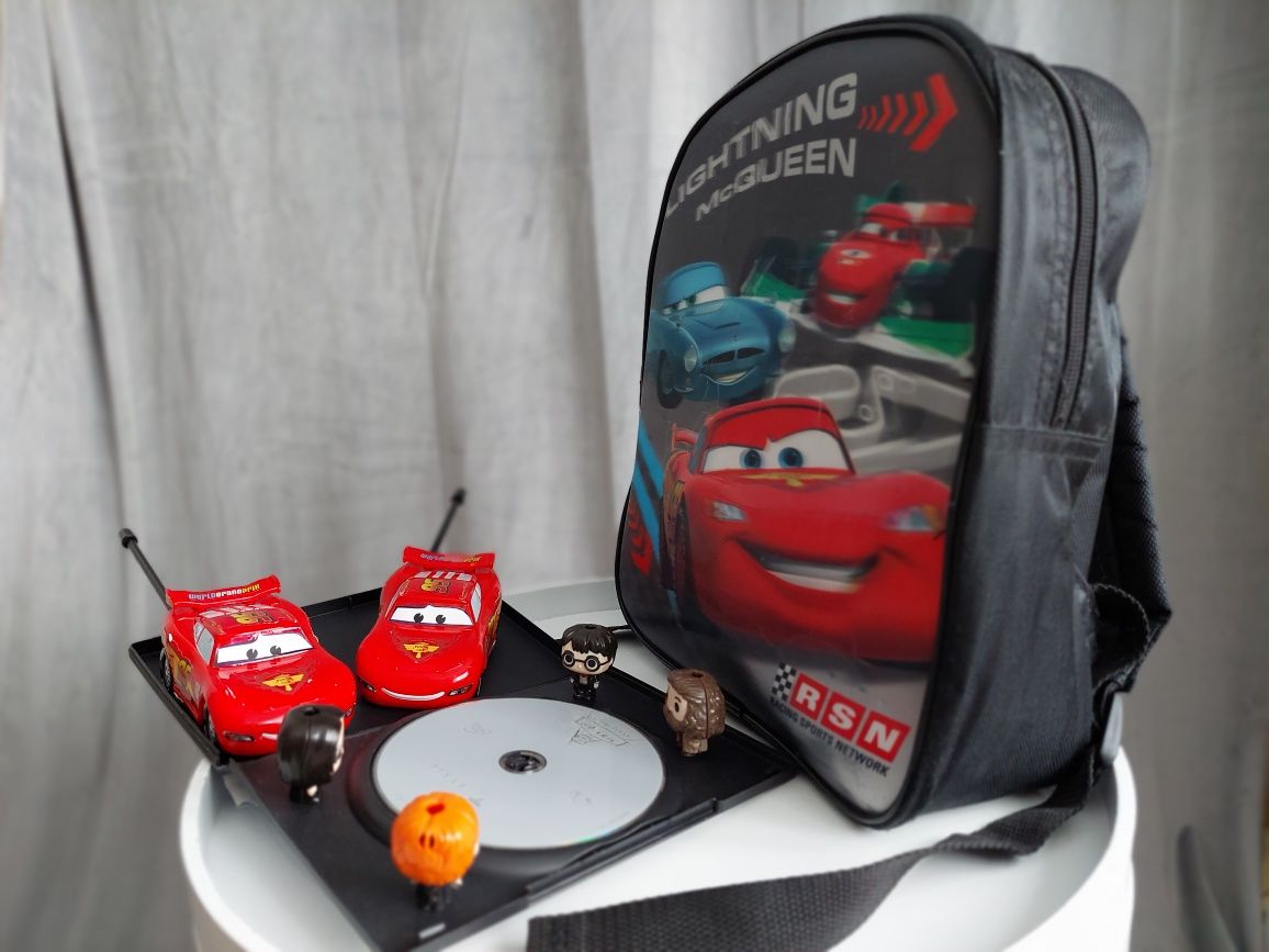 Plecak 3D odblaskowy Zygzak McQueen Film CD 2 auta krótkofalówki inne