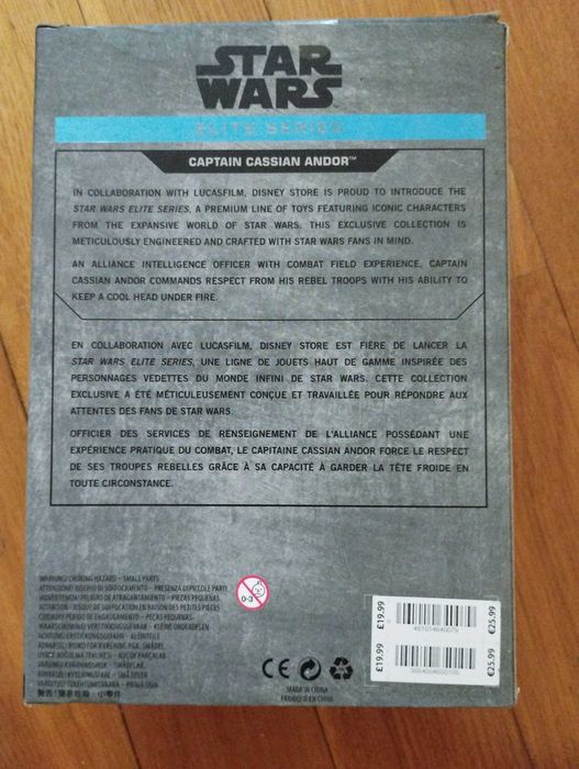 Disney Star Wars Elite Series Die-Cast - Capitain Cassian Andor - NOVO