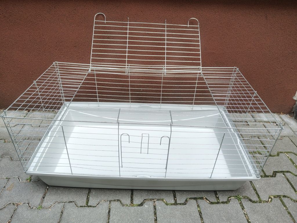 Klatka 100cm dla królika klatka dla świnki morskiej prawie nowa