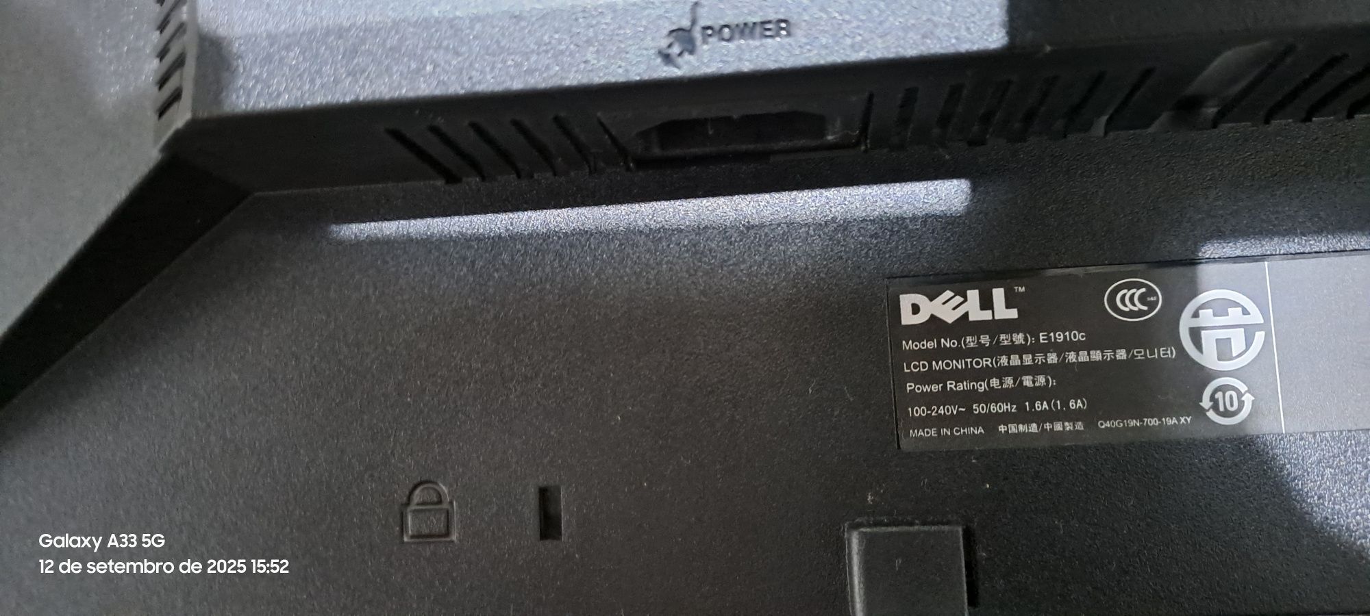 Monitor Dell 19 polegadas