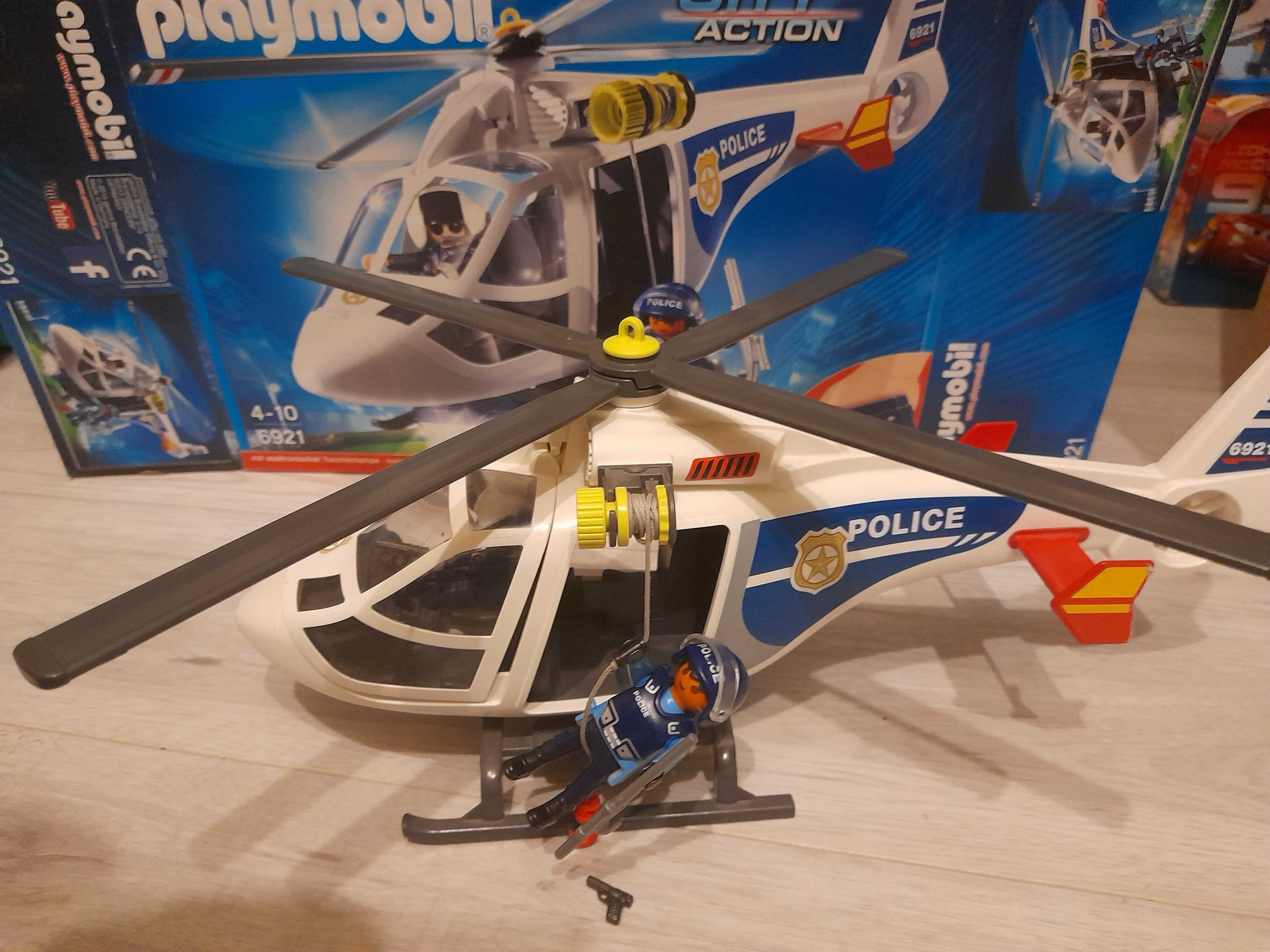 Playmobil 6921 City Action Helikopter Policyjny Z Reflektorem Led