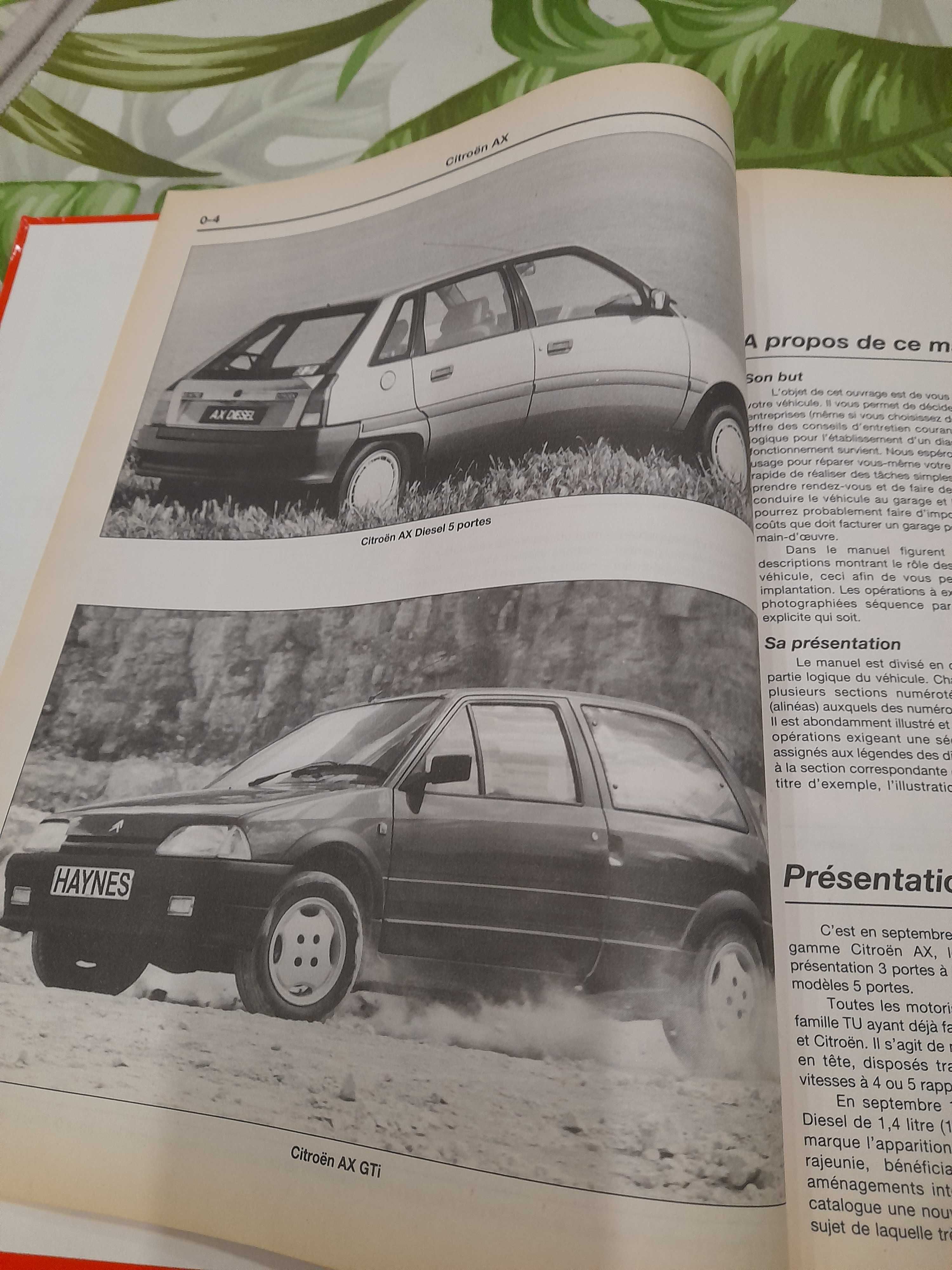 Livro/Revista técnica citroen ax gt/gti etc.