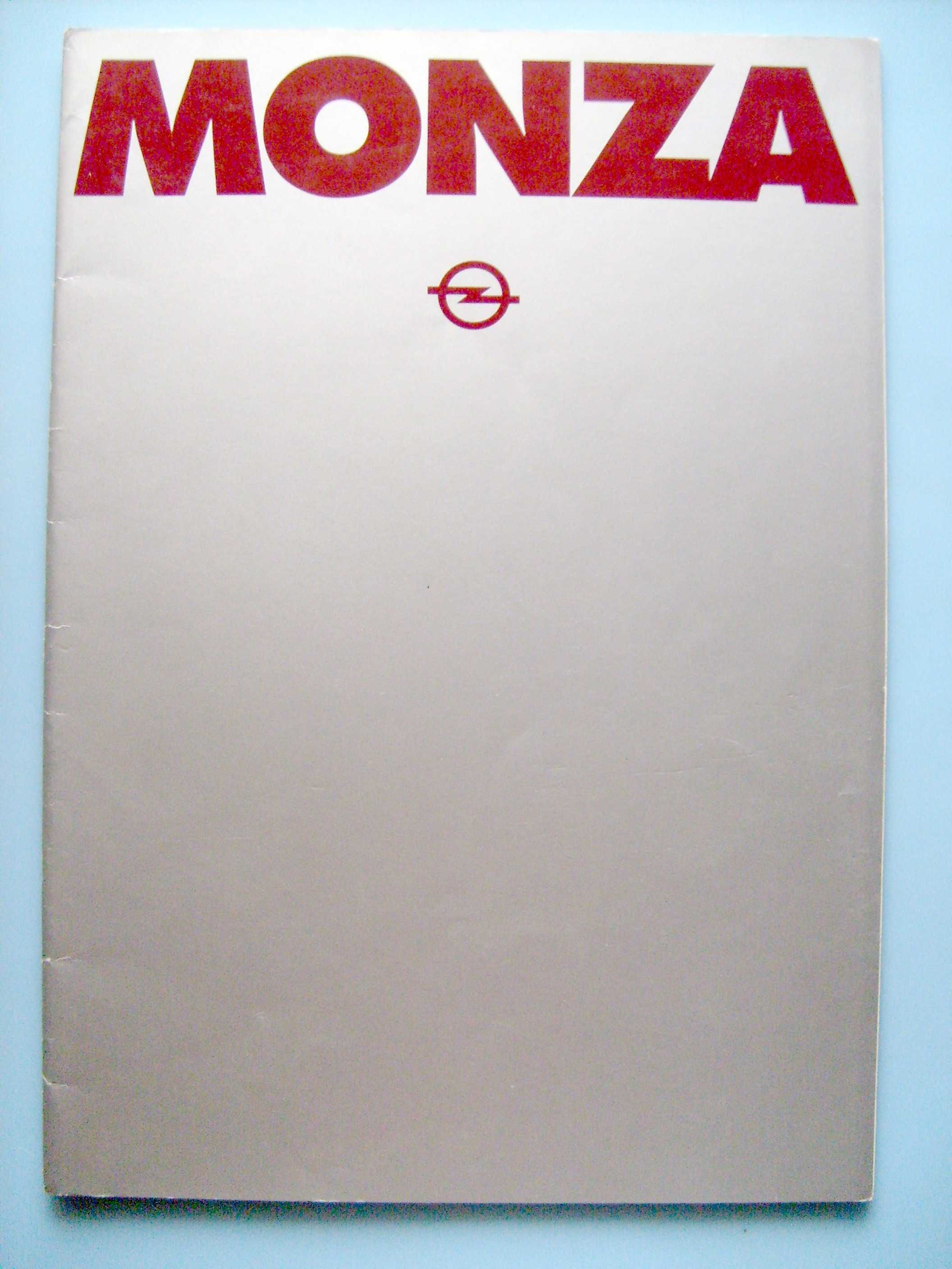 OPEL MONZA 1978 * prospekt 42 str. Monza A1 - Wyprzedaż kolekcji !