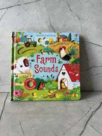 Usborne Farm Sounds музична тактильна книга звуків