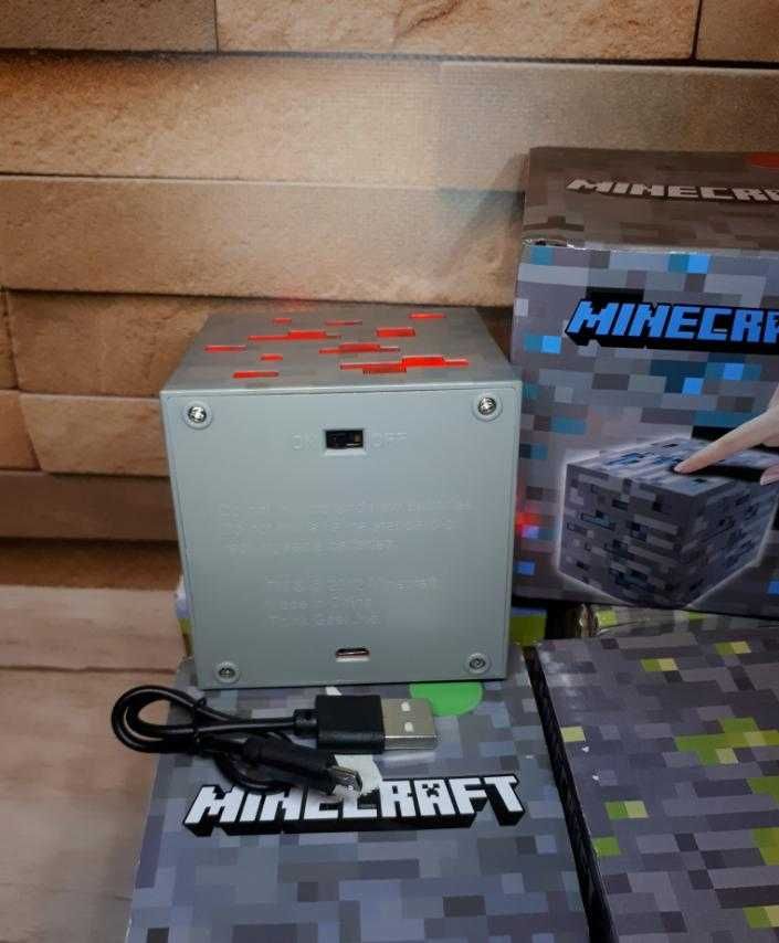Светильник LED Куб Minecraft Майнкрафт с USB