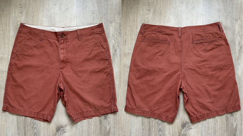 3 пары мужских шорт Old Navy (Straight), размер 36, чоловічі шорти