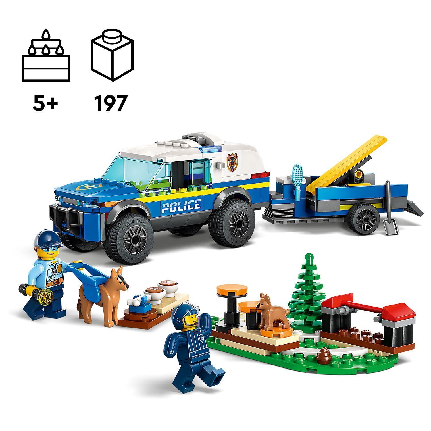 NOWE LEGO City 65319 Szkolenie psów policyjnych