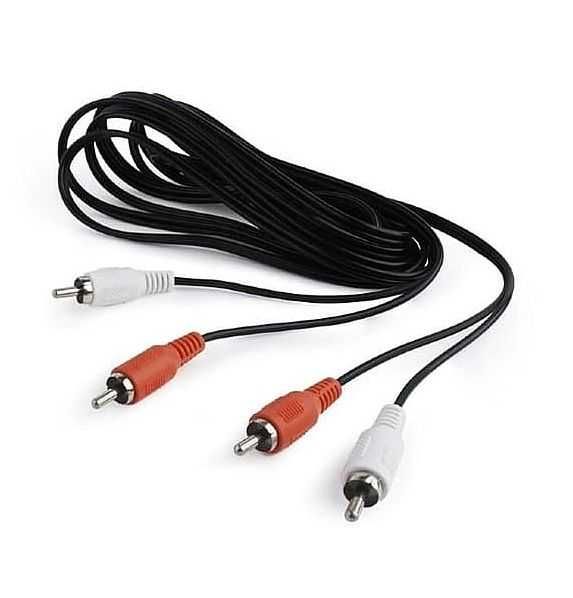 Kabel 2 x RCA - 2 x RCA 5m wtyk-wtyk chinch