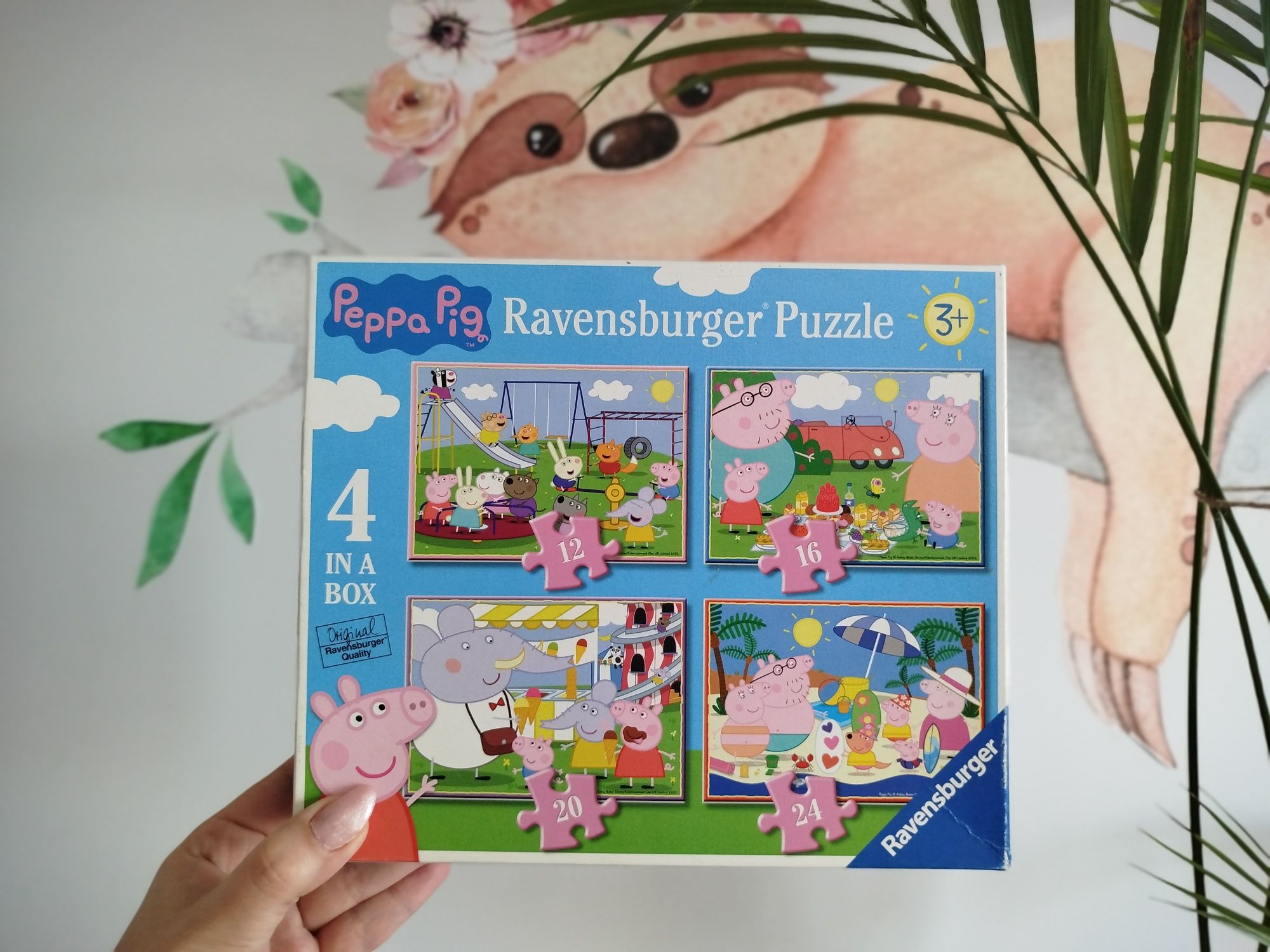 Duży zestaw puzzli