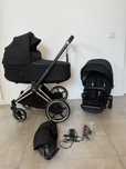 Cybex e-Priam 2.0 2w1  Black / Chrome Black