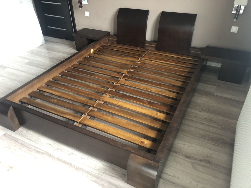 Łóżko drewniane bukowe 160x200