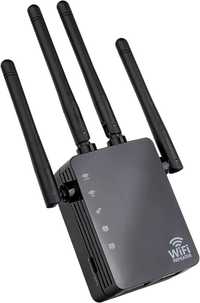 Wzmacniacz WiFi Smart Wireless Extender 1200 Mbps 5 Ghz 2,4 GHz czarny