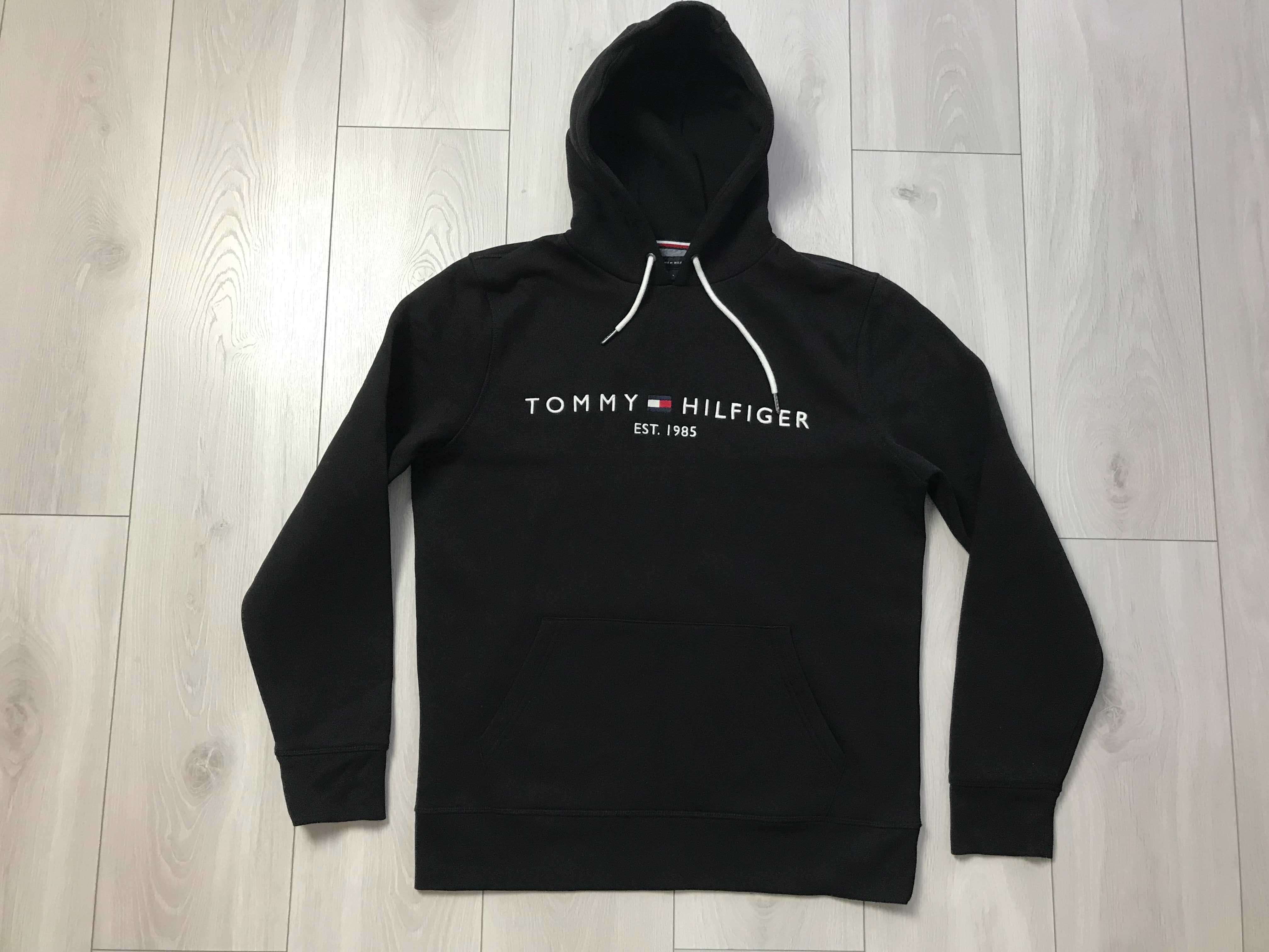TOMMY HILFIGER r.L oryginalna bluza z kapturem męska stan BDB