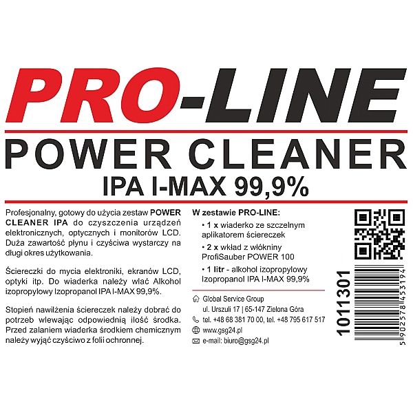 POWER CLEANER IPA zestaw do czyszczenia elektroniki optyki i monitorów