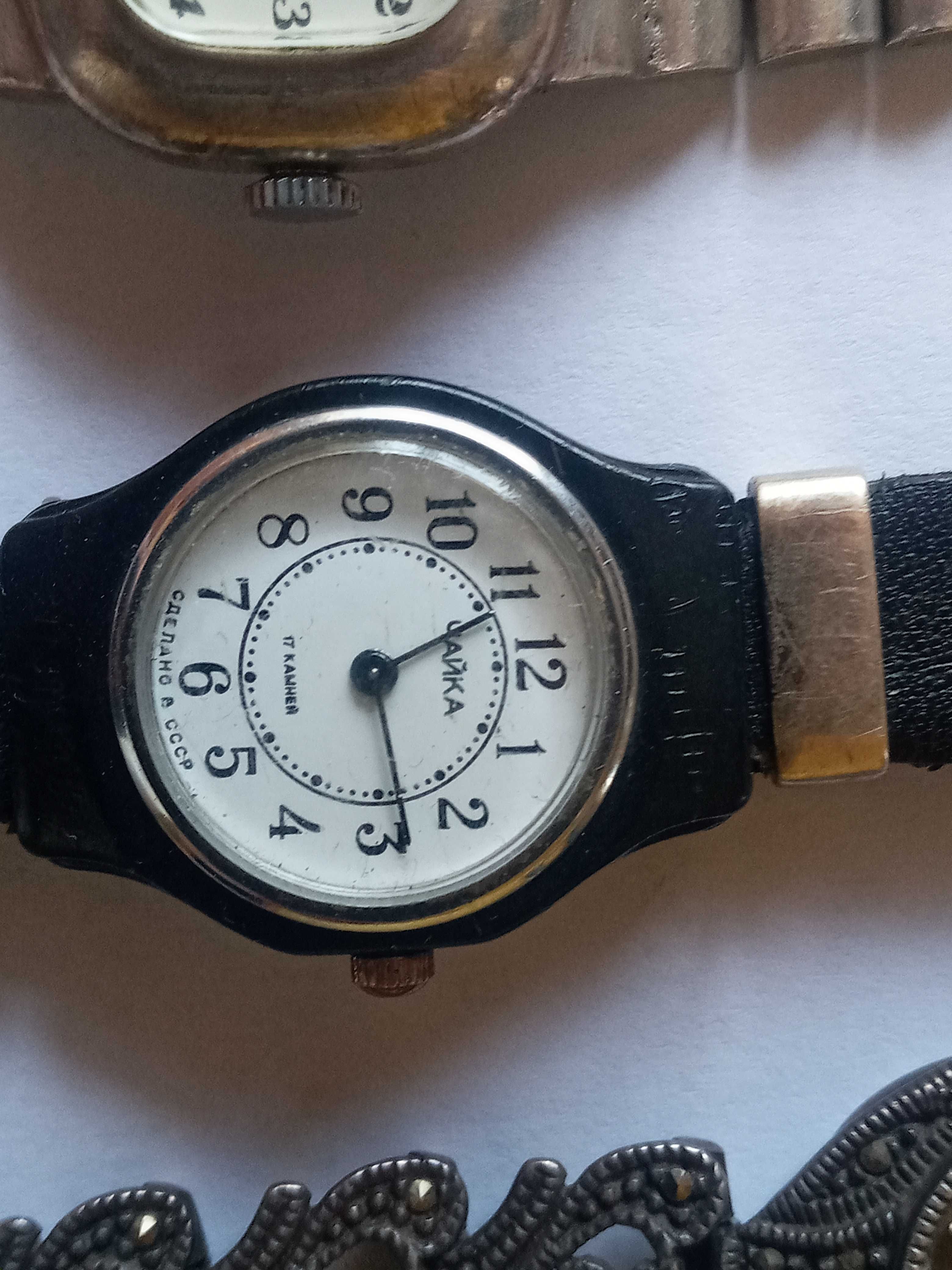 Винтажные серебряные женские часы 800 пробы