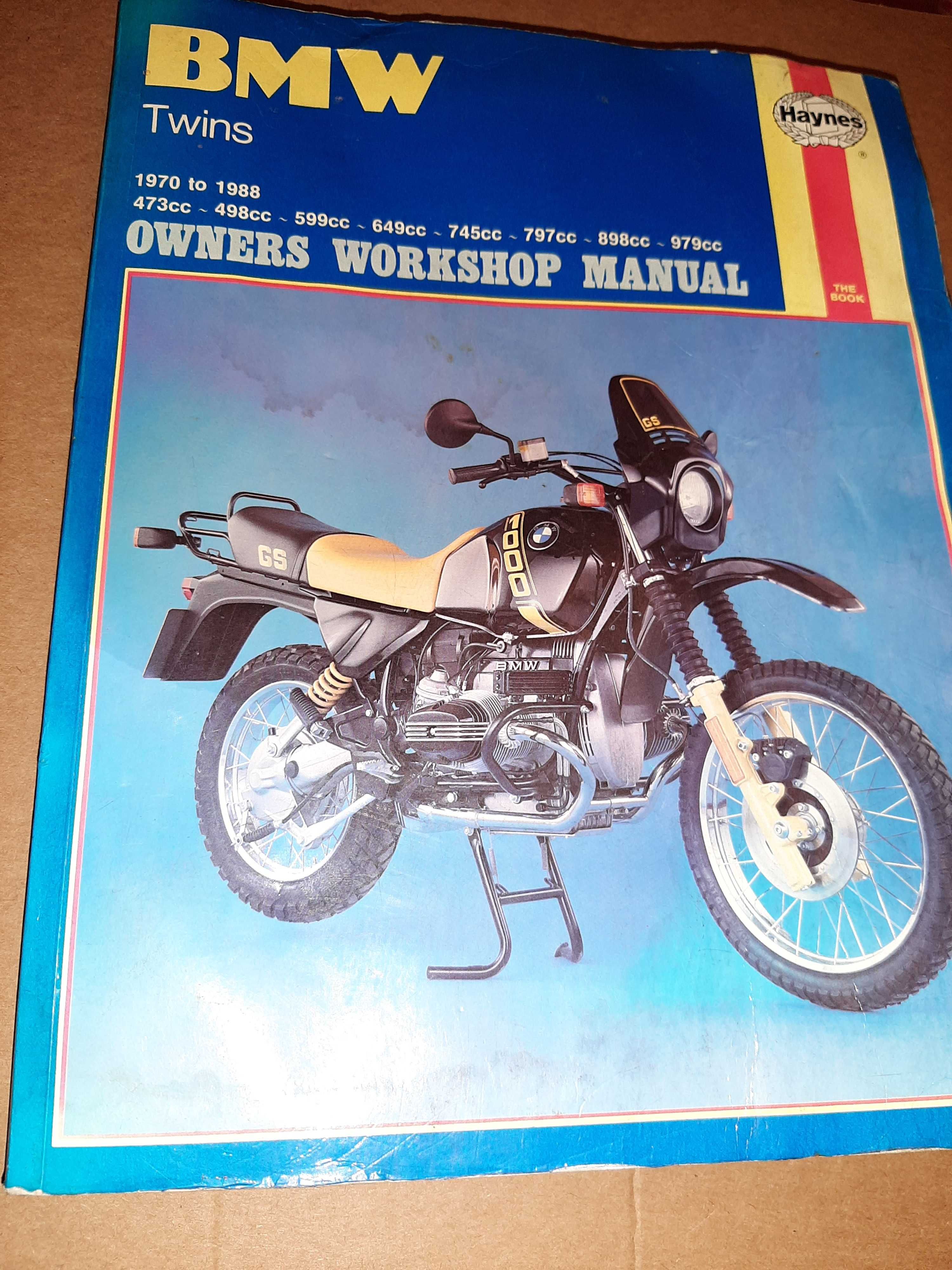 Instrukcja obsługi napraw manual BMW R100 GS RT S R90 R65