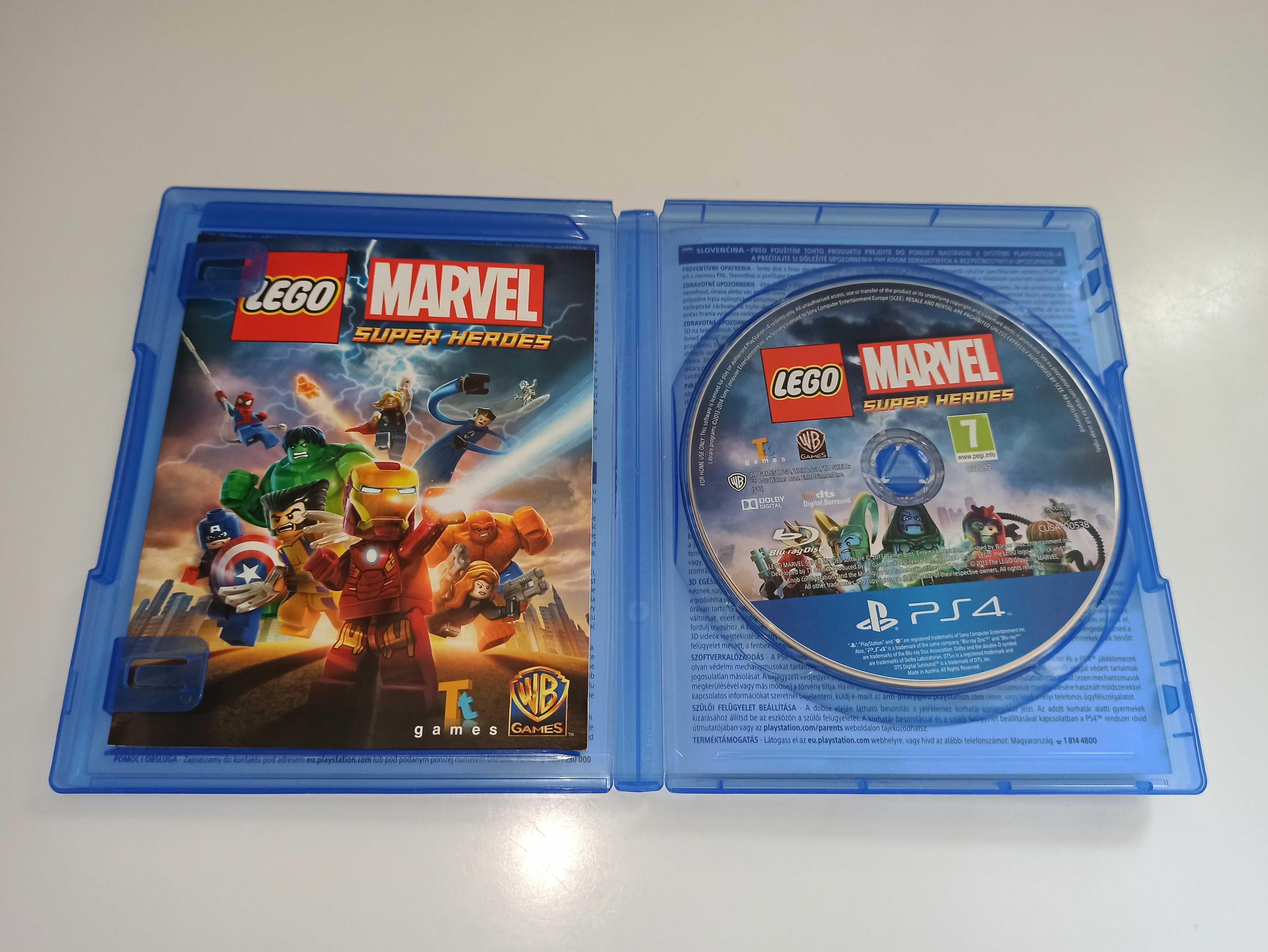 ps4 LEGO MARVEL SUPER HEROES po polsku nowa okładka PL